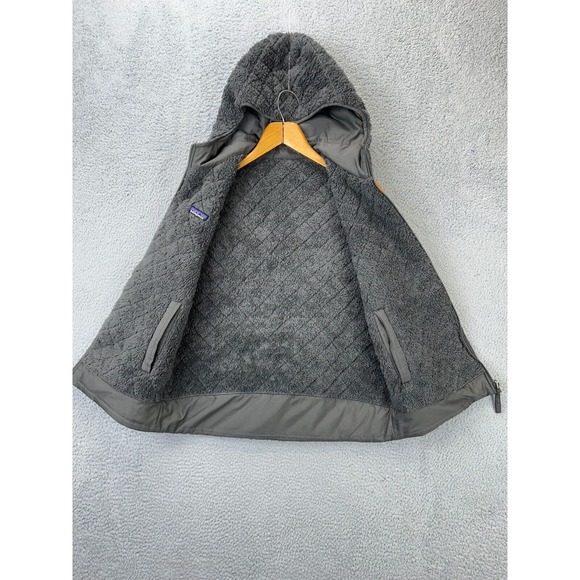 Patagonia Los Gatos Vest, Grey Reversible Full Zip Hoodie - MEDIUM - Picture 5 of 14